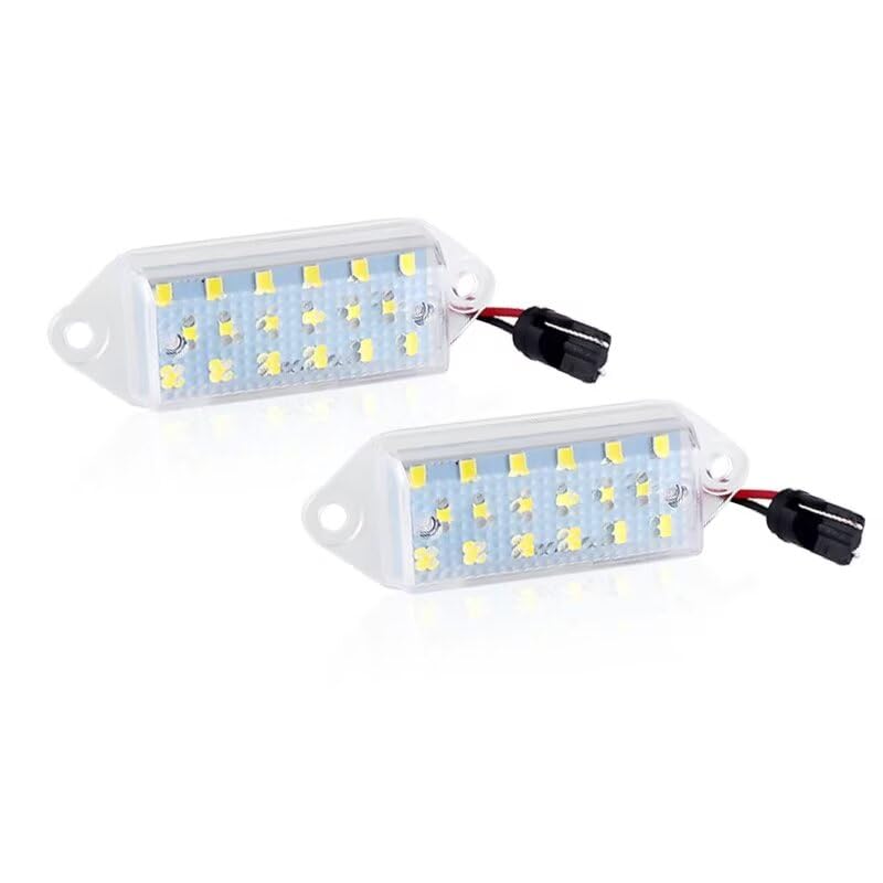 Generic SAARMAT 2pcs OEM-Fit 3W LED License Plate Light Kit for Mitsubishi Lancer Accessories,For Mitsubishi Lancer 2003-2017,Mitsubishi Lancer EVO