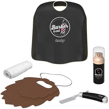 Smoby - Barberia Accessories- Creative Beard Care Set for Children with 5 Accessories. Ages 3 and up. 7600320163