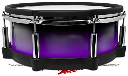 Skin Wrap Compatible with Roland PD-140DS Drum Smooth Fades Purple Black (Drum NOT Included)