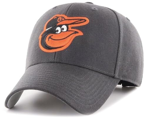 Officially Licensed Baltimore Youth Boys Girls Baseball Hat Charcoal MVP Kids Adjustable Classic Primary Home Team Logo Sports Ball Cap
