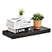 WELLAND 2" Thickness Mission Floating Wall Shelf,Approx 24-inch Length, Espresso