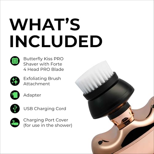 Skull Shaver Butterfly Kiss Pro Electric Razor (Rose Gold)