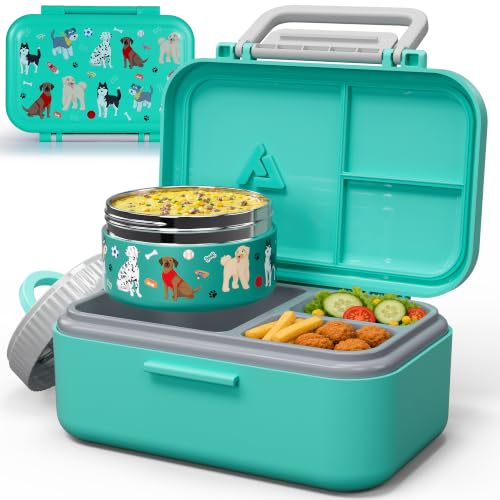 Image of Bento Lunch Box 1283ML / 43 oz with 391 ML / 13 oz Food Jar, Ice Pack