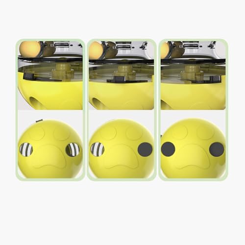 Jouet boule transparente pour chat avec puzzle éducatif et distributeur - 4