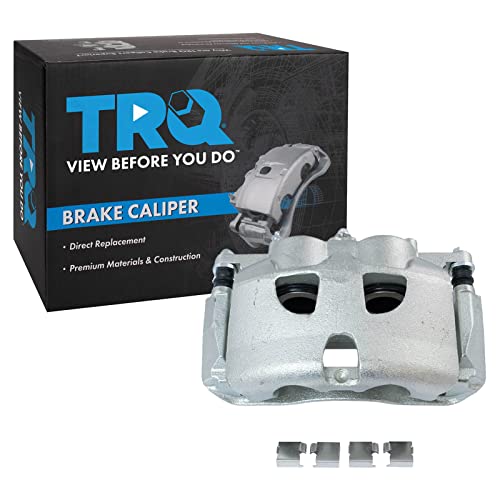 Image of TRQ Front Left Brake Caliper w /Bracket Drivers Side | For 2012-2020 Ford F-150