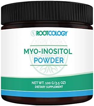 Rootcology Myo-Inositol Powder - Relaxation and Sleep Support with 700mg Pure Inositol - Dietary Supplement to Support Brain Wellness + Female Hormonal Health by Izabella Wentz (100g /138 Servings)