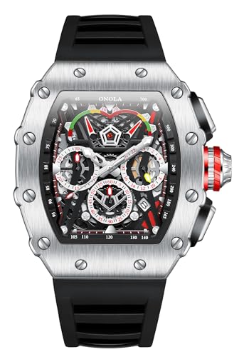 Montre homme étanche 30m pour éviter les rayures et le confort silicone