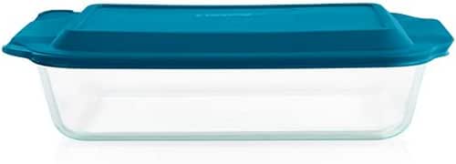 Pyrex Deep 9x13-Inch Glass Baking Dish with Lid, Deep Casserole
