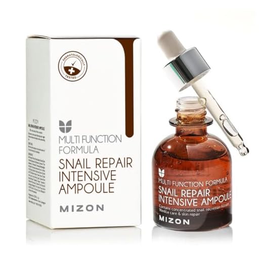 [Mizon] Serum con Extracto de Baba de Caracol (30ml) Cuidado Avanzado de la Piel para Reparación, Reducción de Imperfecciones y Arrugas, Cosmético Coreano (Snail Repair Intensive Ampoule)