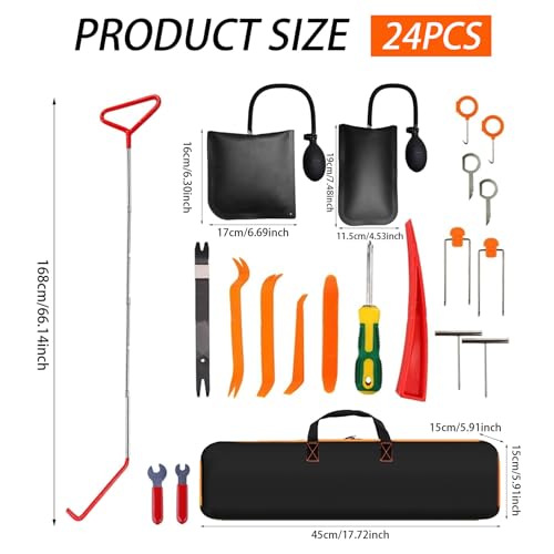 Kit outils voiture nomade avec sac pour ajuster la climatisation