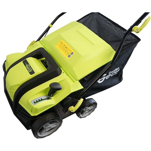 Garden Gear 2000W Electric Lawn Scarifier, Grass Rake & Aerator – 40cm Width, 10m Cable, 55L Collection Box, 5 Depth Settings, Folding Design, 2 Rollers 6 Garden Gear 2000W Electric Lawn Scarifier, Grass Rake & Aerator – 40cm Width, 10m Cable, 55L Collection Box, 5 Depth Settings, Folding Design, 2 Rollers - Image 6