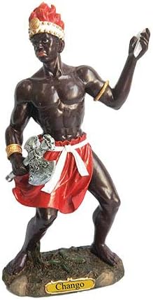 Miniatura 2 de 12.5 pulgadasOrisha Shango Estatua Chango Estatua Santeria Estatua Chango