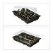 Relaxdays, Negro, 4,5 x 45 x 23 cm Semillero Mini con 24...