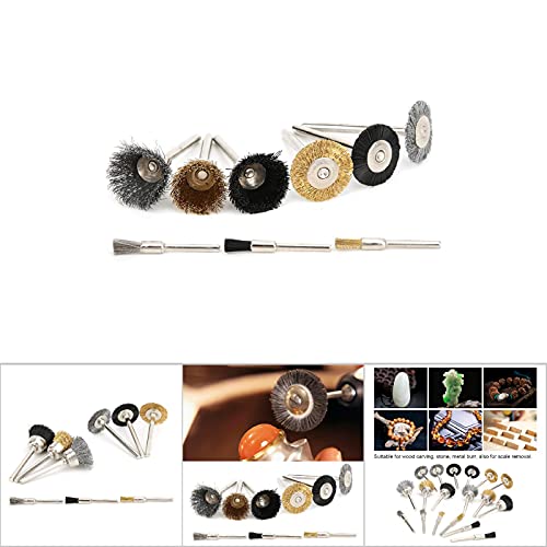 Image of 18pcs Aluminum Wire Wheel Cup Brush Polishing Set for Electric GrinderTool