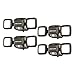Mr. Beams MBN3000 NetBright 500 Lumen High Performance Wireless Battery Powered Motion Sensing LED Dual Head Security Spotlight (4 Pack), Brown