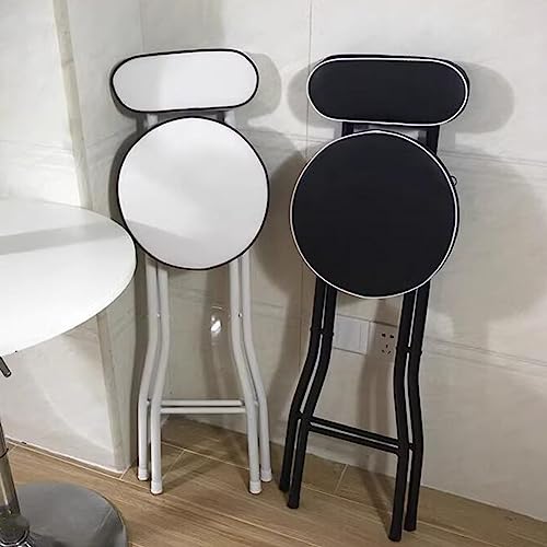 Tabourets de bar pliants lot de 2 avec assise rembourrée confort pub