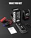 ANSODY 3000A Starthilfe Powerbank für Pkw (Bis zu 10L Benzin/8L Diesel), Auto 12V PKW Starter Powerbank mit LED,Batterie Booster Jump Starter Powerpack mit Starthilfekabel,Grau