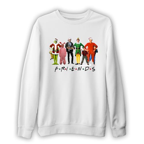 Christmas Friends Sweatshirts, Christmas Movie Hoodie, Funny Christmas Sweatshirt, Christmas Party Shirt, Gift For, 90's Movie Tee, Christmas Elf