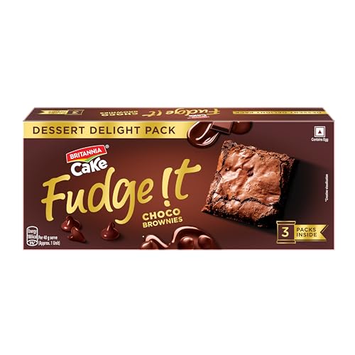 Image of Britannia Cakes Fudge It Chocolate Brownie, 120 g