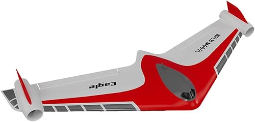 Eagle Twin 1.575 in EDF Flying Wing con Gyro RC Avión RC Racing Avión PNP (transmisor, receptor o batería no incluida) (rojo)