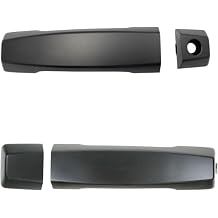 Car Door Handle Exterior Left Right Front Outside Black Paint to Match for Armada 05-13 for QX56 04-07 for Titan for XD 16-18 Set of 2 Pair