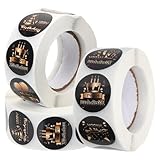 Amosfun Etiquetas Adhesivas de Cumpleaños 3 Piezas, Pegatinas de Sellado Autoadhesivas para Sobres y Cajas, Diseño de Dibujos Animados, Material Papel, para Regalos y Fiestas Infantiles