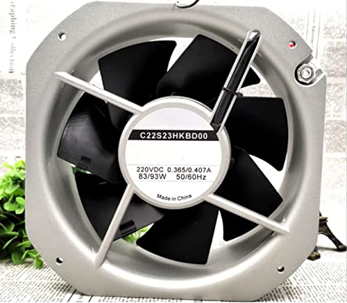 Ventilateur 225x80 mm 220V 83W pour armoire électrique active