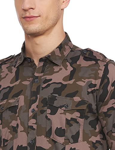 Image of Monte Carlo Men's Solid Regular Fit Shirt
