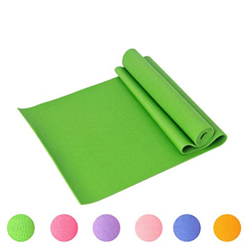 Tapete de Pilates BESPORTBLE, antiderrapante, para malhar, material ecológico de PVC para exercícios