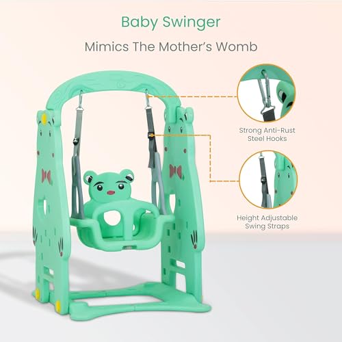 Image of StarAndDaisy Swing for Kids - 3-in-1 Adjustable Baby Swing Toy for Indoor and Outdoor - Kids Swing for 2-5 Years for Boys and Girls of Age 6 Months+ (Swing)�