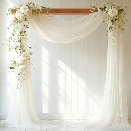 Patioman Wedding Arch Draping Fabric, 31.5
