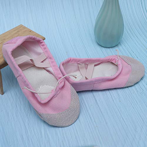 Sapatos de dança de balé rosa Healifty sapatilhas de balé Pilates sapatos para ioga dança ginástica
