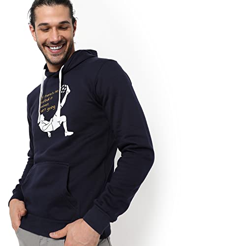 Image of CAHOOT Men's Printed Sweatshirt Regular Fit for Casual Wear | Full Sleeve | Cotton | Stylish Sweatshirt Crafted with Comfort Fit and High Performance for Everyday We