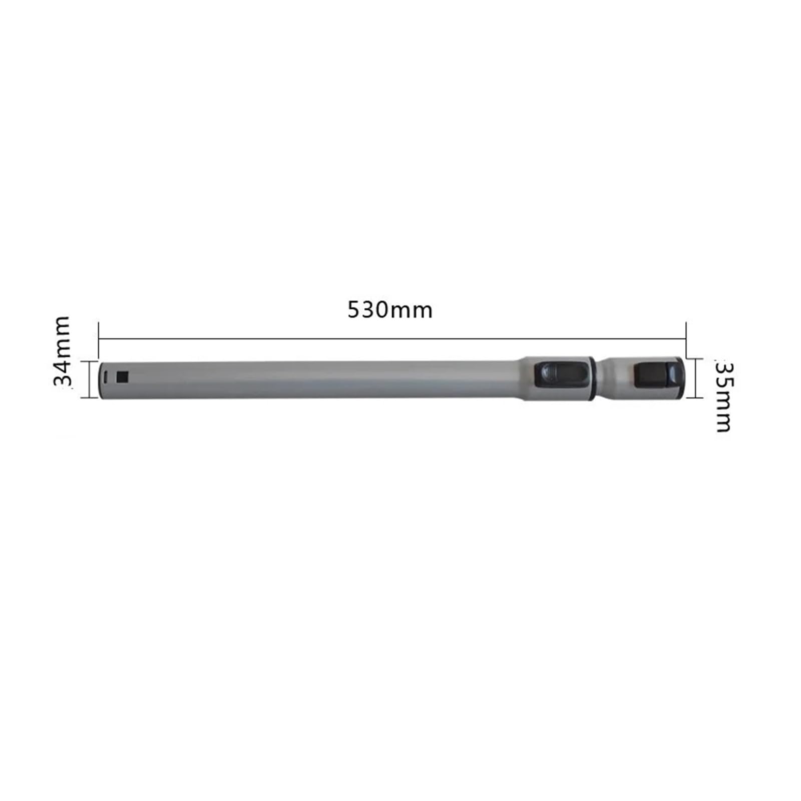Tubo telescópico for aspiradora adaptado for accesorios FC8470 FC8632 FC5832, tubo recto de varilla larga