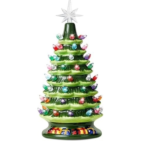 Joiedomi 15" Prelit Ceramic Christmas Tree Cover