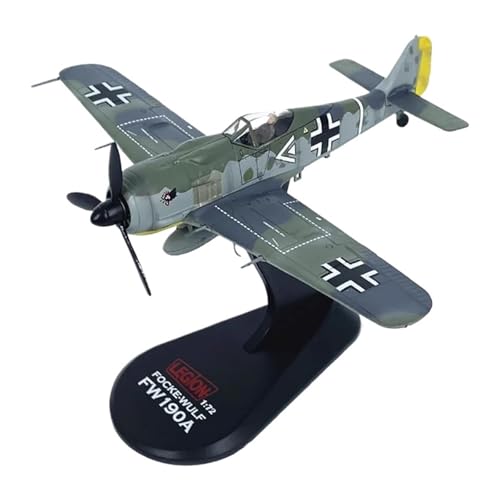 Avion FW190A de l'armée allemande 1/72 maquette métal pour vitrine de bureau