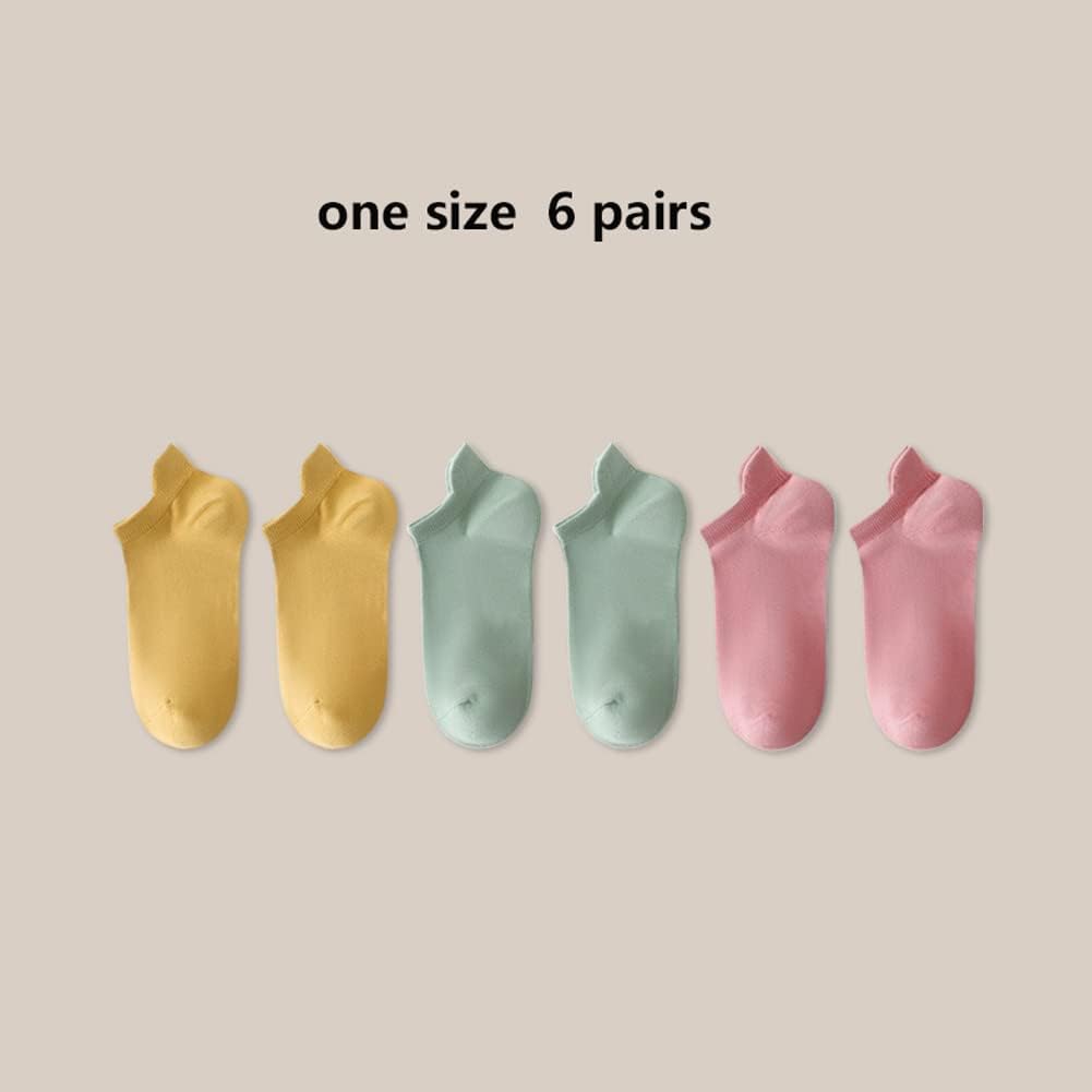 Hiking Socks 6 Pair Socks for Women Socks Soft Cotton Socks Womens Retro Socks Suitable for Girls and Women Walking Socks