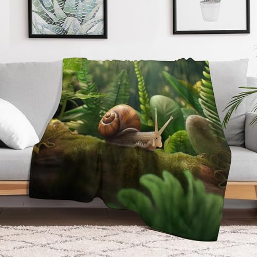 Couverture escargots 180x200cm pour lit et canapé - 3