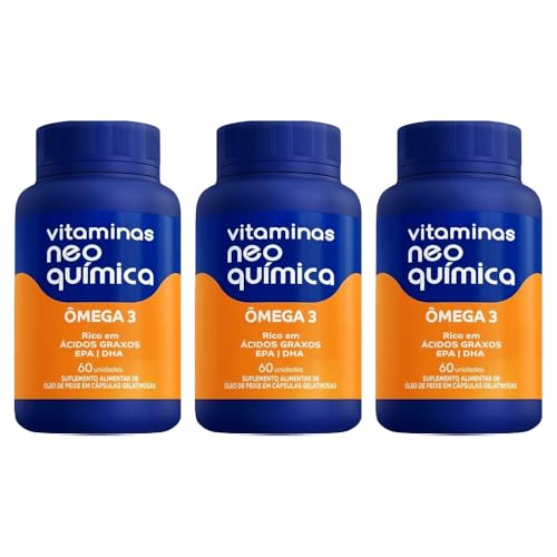 Kit 3 Vitaminas Ômega 3 com 60 Cápsulas - Neo Química