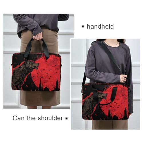 Funda para portátil tipo crossbody con asa 15.6 pulg miniatura 2
