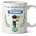 policía. Tazas originales personalizadas con tu nombre de café y desayuno para regalar - Esta taza pertenece a la mejor policía del universo - Cerámica 350 ml - Personalizable café y desayuno