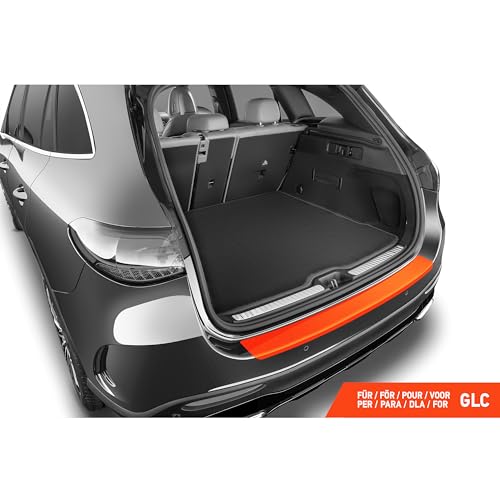 Luxshield Ladekantenschutz Folie für Mercedes Benz GLC 2 (II) X254 I 2022-2026 - Stoßstangenschutz, Kratzschutz, Lackschutzfolie - Transparent
