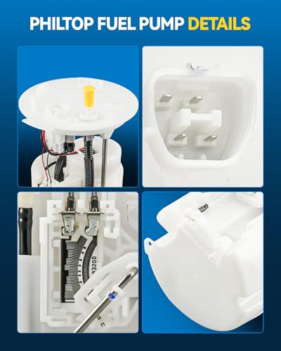 Image of PHILTOP Electric Fuel Pump Assembly FG1547 Fit for Ford Fusion, Lincoln MKZ