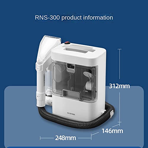 Multifunctionele tapijtreinigingsmachine, draagbare nat-droge bankreinigingsmachine met borstels, aparte tank Compact ontwerp voor bank-, tapijt-, auto- en huisdierkussens - Image 6