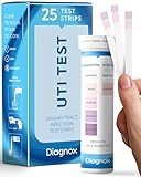 Diagnox Health UTI Test Strips for Women - Accurate Results in 2 Minutes - Urine Test Strips for Urinary Tract Infections, 25 Count