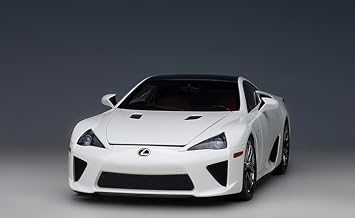 LFA Whitest White with Carbon Top 1/18 Model Car by Autoart 78851