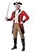 Fun Costumes Adult British Redcoat Costume Mens, Revolutionary War Halloween Outfit, Historical Colonial Jacket for Theater