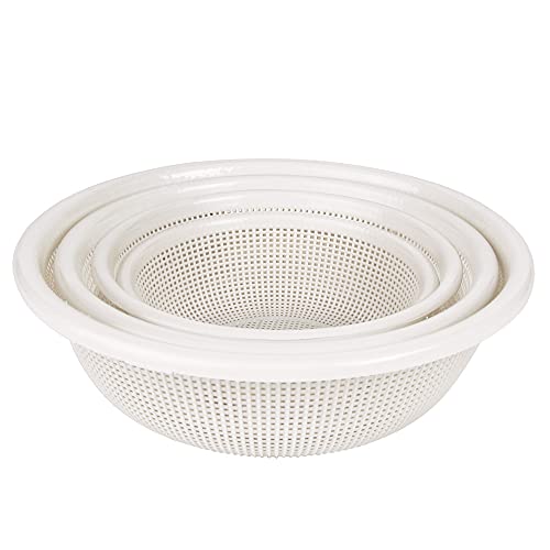 Conjunto Peneira Sem Cabo, Mor, 4 Peças Branco Antigo