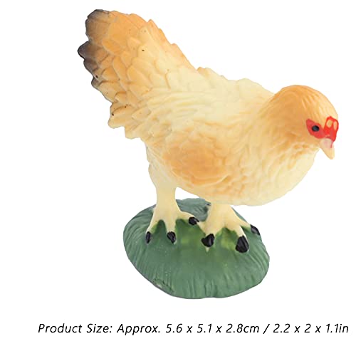 yaogohua Kinder Spielzeug Dekoration Simulation Bauernhof Geflügel Tiermodell Henne Figur Spielzeug – Bild 6