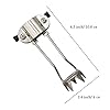 BRMDT Cane Ice Tip Attachment, Outdoor Non-Slip in Winter Durable Metal 5-Prong Tip, Improve Balance for Adult Outdoor Walking, Walking Sticks Tools (2 Pack)